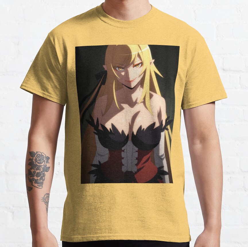 Sexy Shinobu Oshino T-shirt - Image 6