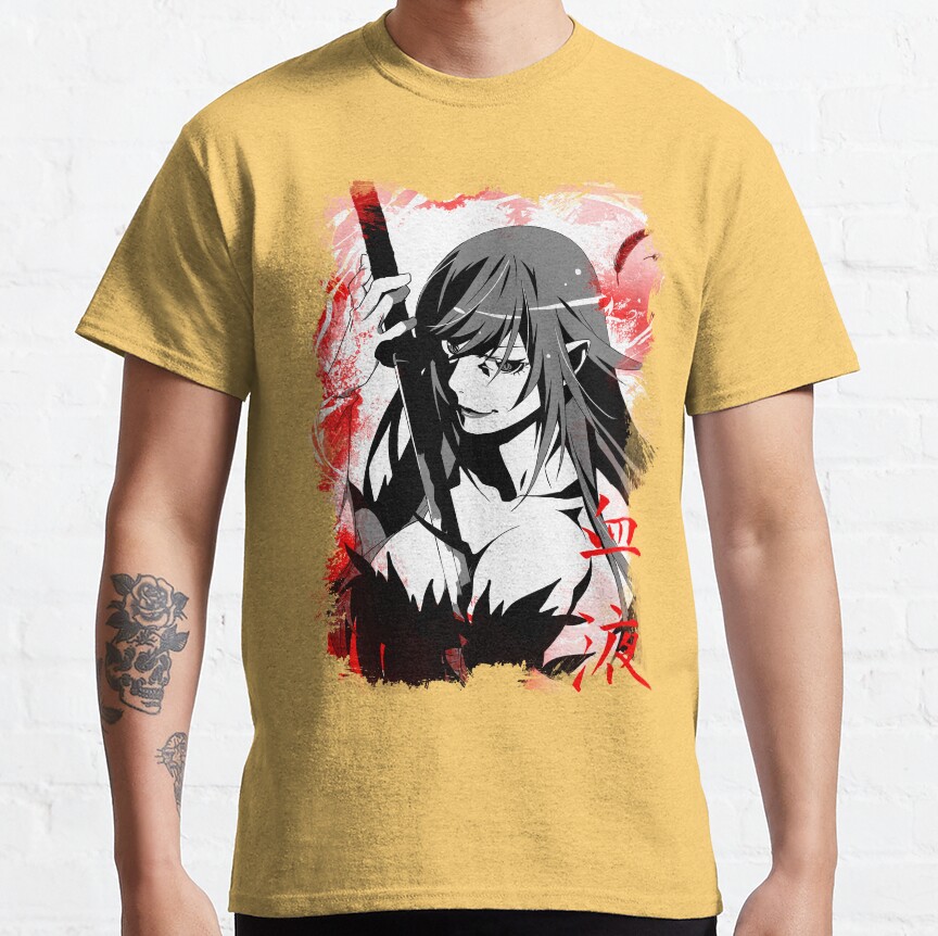 Monogatari Shinobu Oshino Black And White T-shirt - Image 6