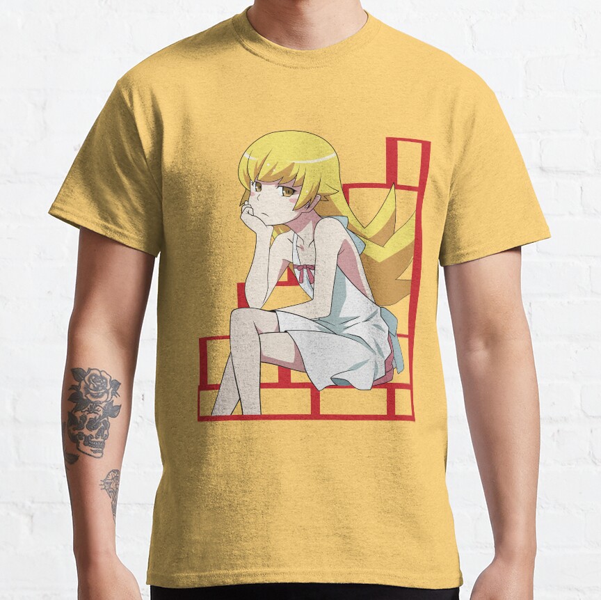 Shinobu Oshino Classic T-shirt - Image 6